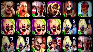 Keplerians Games Dark Jumpscares - Ice Scream 7, Mr Meat 2, Witch Cry, Evil Nun 2, Evil Nun Maze &+