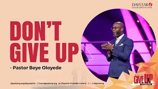 Daystar Online Service | Don't Give Up | 8th October, 2023
