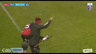 FIZZING MARK COLEMAN SIDELINE CUT WINNING POINT - UCC V DCU - 2020 FITZGIBBON CUP HURLING