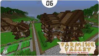 Minecraft Farming Valley  - #06 Ратуша, кафешка и рыбацкий магазинчик