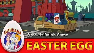 Futurama || Wreck-It-Ralph Game Easter Egg || Eggabase.com