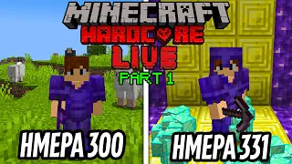 Πέρασα 400 Μέρες στο Hardcore Minecraft LIVE (Part 1)