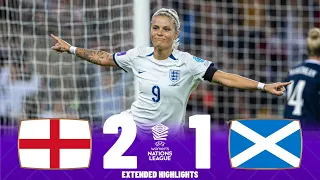 England vs Scotland | Highlights | UEFA Women's Nations League 22-09-2023