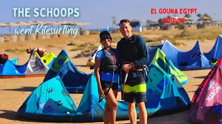 Kitesurfing in El Gouna Egypt - Lady Schoop