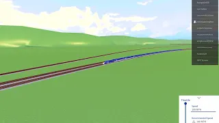 Express train in Mind The Gap / Roblox