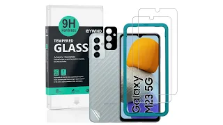 SamSung Galaxy M23 5G Tempered glass ibywind Protector With Easy Install Kit & Camera Lens Protector