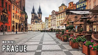 🇨🇿 Walking in Prague, Czech Republic 2023 - 4K Old Town Street Walk Tour