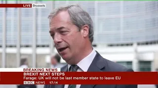 Nigel Farage on his speech in European Parliament (28 June 2016)