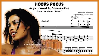 Vanessa-Mae: "Hocus Pocus". Violin Sheet Music/Partitura 🎻🎶