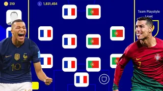 FRANCE X PORTUGAL!! 😱😱 BEST SPECIAL SQUAD!! EFOOTBALL 2023 MOBILE