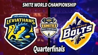 SMITE WORLD CHAMPIONSHIP Highlights  Quarters Atlantis Leviathans VS Olympus Bolts