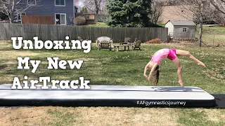 It Finally Arrived! • Unboxing My New AirTrack • 💯🌪💪