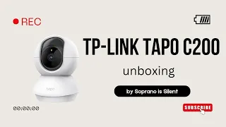 TP LINK CAMERA C200 UNBOXING & SETUP | ASMR mostly