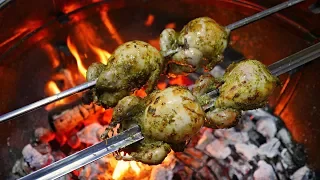 Fire Roasted Quail !!  Must try!