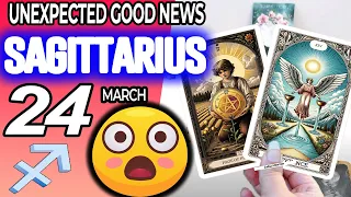Sagittarius ♐ 😃 UNEXPECTED GOOD NEWS😲 horoscope for today MARCH 24 2024 ♐ #sagittarius tarot MARCH
