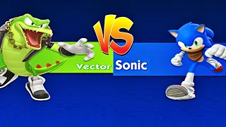 New Update Character Vector Vs Sonic: Sonic Dash 2- Soonic Boom All Characters Unlocked(Android,iOS)