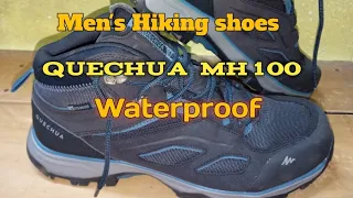 Quechua MH 100 Waterproof Men's Hiking Shoes || Unboxing || Decathlon|| Quechua waterproof  Shoes ||