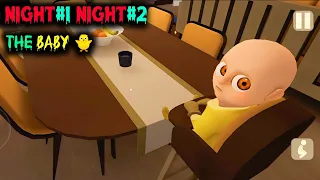 The Baby In Yellow Night 1 Night 2 Gameplay | The Baby Horror Horror Game Night1 Night2 Mod Video