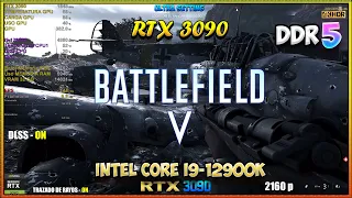 Battlefield V i9-12900K | DDR5 Ram | RTX 3090 | Max Settings 4K ⚙️ Ray Tracing 🎮