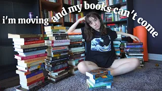 HUGE BOOK UNHAUL | decluttering and getting rid of a whole bookshelf