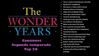 LOS AÑOS MARAVILLOSOS canciones (2° TEMPORADA) top 20