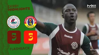 Kolkata Derby flashback 🔥 Mohun Bagan 5:3 East Bengal 🟢🔴 Chidi Edeh hattrick at VYBK 💫