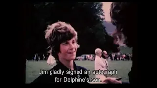 Jim Morrison sur le tournage de Peau d'Ane Jacques Demy