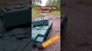 #shorts #tanks #worldoftanks RC Tank KV-1 Test Drive!