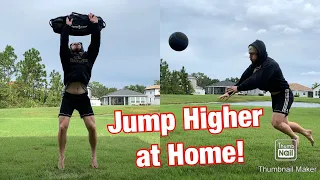 At Home Workout to Increase Vertical [5'8" Dunker]