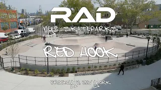 RAD NYC SKATEPARKS - RED HOOK SKATE PARK - HAROLD ICKES PLAYGROUND - BROOKLYN, NY