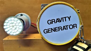 GRAVITY GENERATOR MADE WITH RECYCLED MATERIAL, FREE ELECTRICITY / GRAVITY BATTERY /  RECALIBRATION