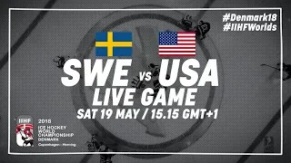 Sweden - USA | Full Game | 2018 IIHF Ice Hockey World Championship
