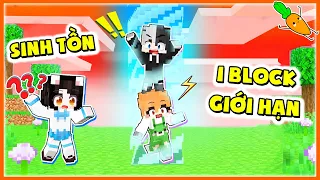 Kamui và Siro Thử Thách Sinh Tồn 1 BLOCK Bị Giới Hạn trong Minecraft