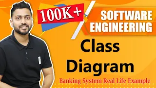 Class Diagram in UML | Banking System (Real Life example) | Software Engineering