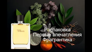 Terre d'Hermès. РАСПАКОВКА И ПЕРВЫЕ ВПЕЧАТЛЕНИЯ + читаем фрагрантику!