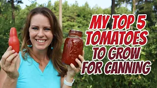 My top 5 paste tomatoes I grow for Preserving
