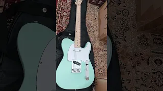 Squier Affinity FSR Telecaster 2022 Surf Green, Test Sound