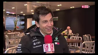 Toto Wolff o Testach F1 w Barcelonie, Kubicy i języku polskim.