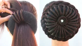 latest bridal juda hairstyle for short hair || easy hairstyles || wedding hairstyles || hairstyles