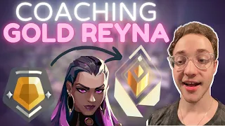 I Coached a Gold Reyna That Was VERY Passive.. (Valorant Coaching)