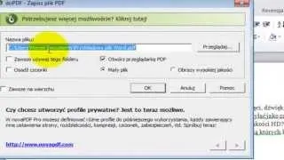zapis word do pdf sposób 2