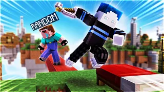 BastiGHG SPIELT MIT RANDOM LEUTEN MINECRAFT BEDWARS