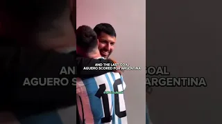 Messi and Aguero Friendship#shorts