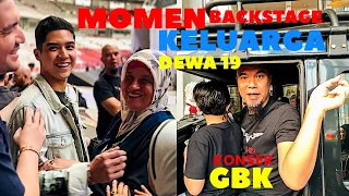 MOMEN BACKSTAGE DAN KEBERANGKATAN KELUARGA BESAR DEWA 19 KE STADION GBK