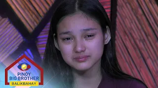 PBB Balikbahay: Karina, emosyonal nang basahin ang liham ng kanyang ina