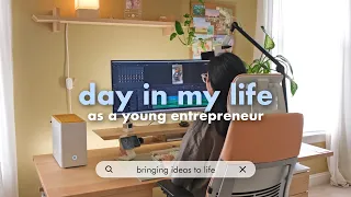 Day In My Life as a Young Entrepreneur | Notion Dashboard, Workshop Updates, Logitech G Gaming Setup