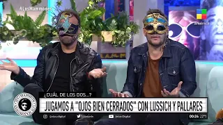 Adrián Pallares y Rodrigo Lussich jugaron a "Ojos bien cerrados"