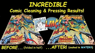 INCREDIBLE Comic Cleaning and Pressing Results!
