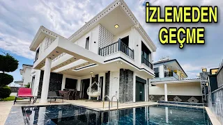 Didimde Satılık Full Eşyalı Tam Müstakil Havuzlu Akıllı Sistem Yerden Isıtmalı Lüks Villa / No: 66