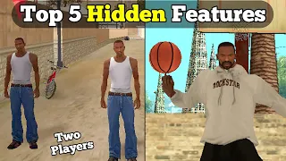 5 Hidden Features In GTA San Andreas Many Players Don't Know About | Hindi